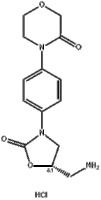 4-[4-[(5S)-5-(Aminomethyl)-2-oxo-1,3-oxazolidin-3-yl]phenyl]morpholin-3-one hydrochloride