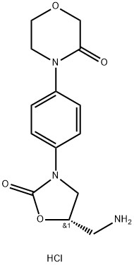 4-[4-[(5S)-5-(Aminomethyl)-2-oxo-1,3-oxazolidin-3-yl]phenyl]morpholin-3-one hydrochloride