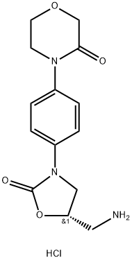 4-[4-[(5S)-5-(Aminomethyl)-2-oxo-1,3-oxazolidin-3-yl]phenyl]morpholin-3-one hydrochloride