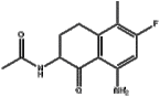 N-(8-Amino-6-fluoro-5-methyl-1-oxo-1,2,3,4-tetrahydronaphthalen-2-yl)acetamide