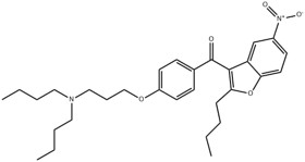 (2-butyl-5-nitro-1-benzofuran-3-yl)-[4-[3-(dibutylamino)propoxy]phenyl]methanone