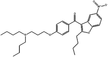 (2-butyl-5-nitro-1-benzofuran-3-yl)-[4-[3-(dibutylamino)propoxy]phenyl]methanone