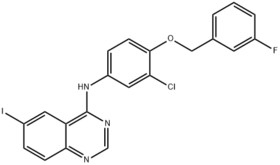 N-[3-chloro-4-(3-fluorobenzyloxy)phenyl]-6-i odoquinazolin-4-amine