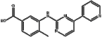 4-methyl-3-[[4-(3-pyridinyl)-2-pyrimidinyl]amino] benzoic acid