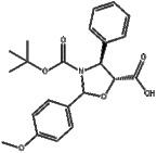 (4s,5r)-3-tert-butoxycarbony-2-(4-anisyl)-4- phenyl-5- oxazolidine carboxylic acid