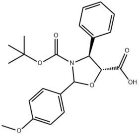 (4s,5r)-3-tert-butoxycarbony-2-(4-anisyl)-4- phenyl-5- oxazolidine carboxylic acid