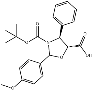 (4s,5r)-3-tert-butoxycarbony-2-(4-anisyl)-4- phenyl-5- oxazolidine carboxylic acid