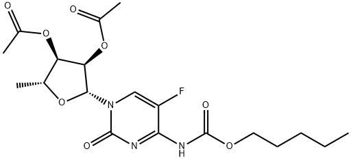 5'-deoxy-5-fluoro-n-[(pentyloxy)carbonyl]cytidine 2',3'-diacetate