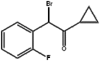 2-bromo-2-(2-fluorophenyl)-1-cyclopropylethanone