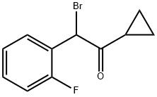 2-bromo-2-(2-fluorophenyl)-1-cyclopropylethanone