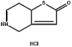 5,6,7,7a-tetrahydrothieno(3,2-c)pyridine-2(4h)-one hydrochloride