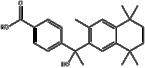 Benzoic acid, 4-[1-hydroxy-1-(5,6,7,8-tetrahydro- 3,5,5,8,8-pentamethyl-2-naphthalenyl)ethyl]