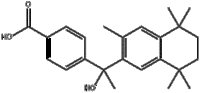 Benzoic acid, 4-[1-hydroxy-1-(5,6,7,8-tetrahydro- 3,5,5,8,8-pentamethyl-2-naphthalenyl)ethyl]