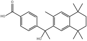 Benzoic acid, 4-[1-hydroxy-1-(5,6,7,8-tetrahydro- 3,5,5,8,8-pentamethyl-2-naphthalenyl)ethyl]