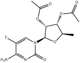 2',3'-di-o-acetyl-5'-deoxy-5-fluorocytidine