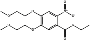 Ethyl4,5-bis(2-methoxyethoxy)-2-nitrobenzoate