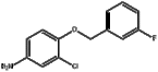 3-chloro-4-(3-fluorobenzyloxy)aniline