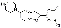 5-(1-piperazinyl)-2-benzofurancarboxylic acid ethyl ester hydrochloride