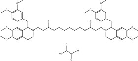 pentamethylene bis[1-(3,4-dimethoxybenzyl)-3,4-dihydro-6,7-dimethoxy-1H-isoquinoline-2-propionate], 