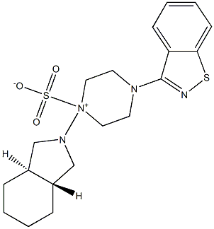 (3aR,7aR)-4'-(1,2-Benzisothiazol-3-yl)octahydrospiro[2H-isoindole-2,1'-piperaziniuM] Methanesulfonat