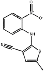 2-(2-nitroanilino)-5-methylthiophene-3-carb onitrile