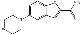 2-benzofurancarboxamide, 5-(1-piperazinyl)-