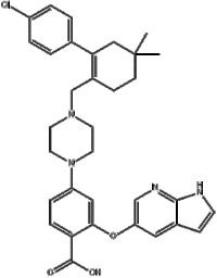 2-[(1H-pyrrolo[2,3-B]pyridin-5-yl)oxy]-4-[4-[[2-(4-chlorophenyl)-4,4-dimethyl ring Hex-1-enyl]methyl