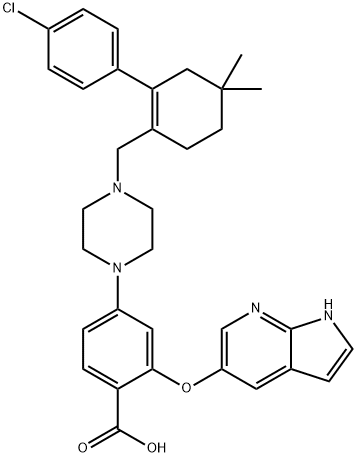 2-[(1H-pyrrolo[2,3-B]pyridin-5-yl)oxy]-4-[4-[[2-(4-chlorophenyl)-4,4-dimethyl ring Hex-1-enyl]methyl