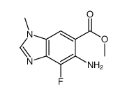 Methyl 5-amino-4-fluoro-1-methyl-1H-benzimidazole-6-carboxylate