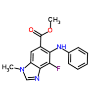 Methyl 5-anilino-4-fluoro-1-methyl-1H-benzimidazole-6-carboxylate