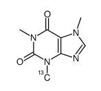 1,3,7-trimethylpurine-2,6-dione-13C