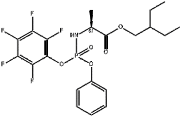 2-ethylbutyl ((s)-(perfluorophenoxy)(phenoxy)phosphoryl)-l-alaninate