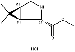 Methyl (1R,2S,5S)-methyl-6,6-dimethyl-3-azabicyclo[3.1.0]hexane-2-carboxylate hydrochloride