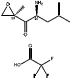 (S)-2-amino-4-methyl-1-((R) -2-methyloxiran-2-yl)pentan-1-one trifluoro acid salt