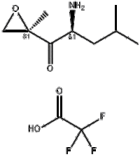 (S)-2-amino-4-methyl-1-((R) -2-methyloxiran-2-yl)pentan-1-one trifluoro acid salt