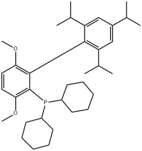 2-(Dicyclohexylphosphino)-3,6-dimethoxy-2'-4'-6'-tri-i-propyl-1,1'-biphenyl( BrettPhos)