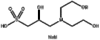 3-[N,N-Bis(hydroxyethyl)amino]-2-hydroxypropanesulphonic acid sodium salt