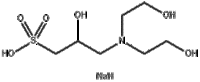 3-[N,N-Bis(hydroxyethyl)amino]-2-hydroxypropanesulphonic acid sodium salt