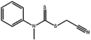 2-Cyanomethyl-N-methyl-N-phenyldithiocarbamate
