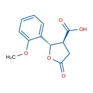 trans-2-(2-Methoxyphenyl)-5-oxotetrahydrofuran-3-carboxylic acid