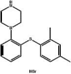 Vortioxetine hydrobromide