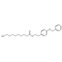 2-(4-phenylmethoxyphenyl)ethyl decanoate