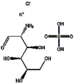 GLUCOSAMINE SULFATE POTASSIUM CHLORIDE