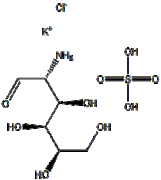 GLUCOSAMINE SULFATE POTASSIUM CHLORIDE