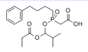 [2-Methyl-l-(l-Oxopropoxy)Propoxy][(4-Phenylbutyl)Phosphinyl]Acetic Acid