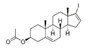 17-Iodoandrosta-5,16-dien-3beta-acetate ester