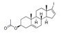 17-Iodoandrosta-5,16-dien-3beta-acetate ester
