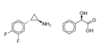(1R,2S)-2-(3,4-Difluorophenyl)cyclopropanamine (2R)-Hydroxy(phenyl)ethanoate
