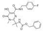 Benzyl [1-[4-[[(4-fluorobenzyl)amino]carbonyl]-5-hydroxy-1-methyl-6-oxo-1,6-dihydropyrimidin-2-yl]-1
