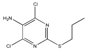 4,6-dichloro-2-propylthiopyrimidine-5-amine